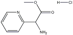 methyl 2-amino-2-(pyridin-2-yl)acetate hydrochloride Structure