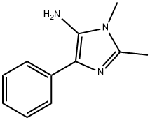 1,2-dimethyl-4-phenyl-1H-imidazol-5-amine Struktur