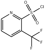 3-(トリフルオロメチル)ピリジン-2-スルホニルクロリド 化学構造式