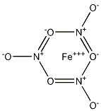 Iron(III) nitrate 结构式