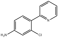 3-CHLORO-4-(PYRIDIN-2-YL)ANILINE Structure