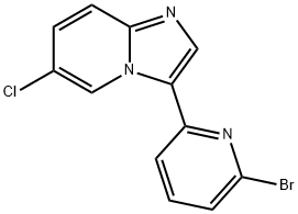 3-(6-溴吡啶-2-基)-6-氯咪唑并[1,2-A]吡啶, 1044733-65-4, 结构式