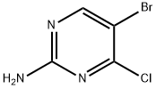 5-bromo-4-chloropyrimidin-2-amine Struktur