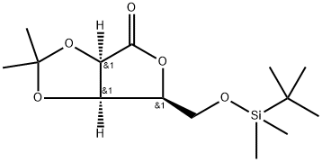 5-O-[(tert-Butyl)dimethylsilyl]-2,3-O-(1-methylethylidene)-L-lyxonic acid gamma-lactone