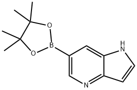 1H-PYRROLO[3,2-B]PYRIDINE-6-BORONIC ACID PINACOL ESTER Struktur