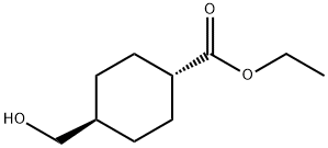 (1r,4r)-ethyl 4-(hydroxymethyl)cyclohexanecarboxylate Structure