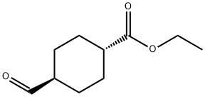 反式-4-甲酰基环己烷羧酸乙酯, 104802-53-1, 结构式