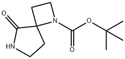TERT-BUTYL 5-OXO-1,6-DIAZASPIRO[3.4]OCTANE-1-CARBOXYLATE Struktur