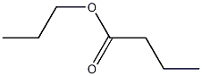 Propyl n-butyrate Structure