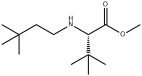 (S)-Methyl 2-(3,3-dimethylbutylamino)-3,3-dimethylbutanoate Structure