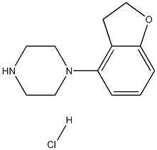 1-(2,3-DIHYDROBENZOFURAN-4-YL)PIPERAZINE HYDROCHLORIDE Structure