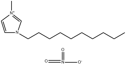 1-癸基-3-甲基咪唑硝酸盐,1057409-91-2,结构式