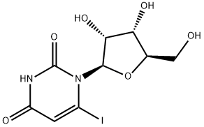 6-碘尿嘧啶核苷, 105967-11-1, 结构式