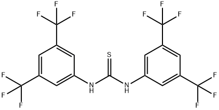 1,3-ビス[3,5-ビス(トリフルオロメチル)フェニル]チオ尿素 化学構造式