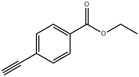 4-乙炔基苯甲酸乙酯, 10602-03-6, 结构式