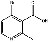 4-bromo-2-methylnicotinic acid Structure
