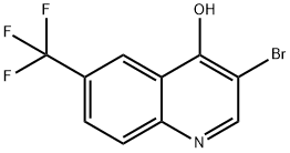 3-溴-4-羟基-6-三氟甲基喹啉, 1065087-84-4, 结构式
