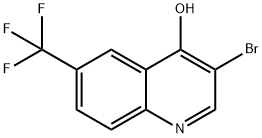 3-Bromo-4-hydroxy-6-trifluoromethylquinoline Structure