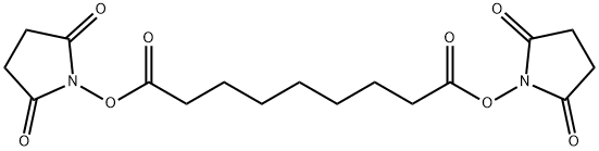 Nonanedioic acid 1,9-bis(2,5-dioxo-1-pyrrolidinyl) ester Struktur