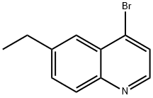 4-BROMO-6-ETHYLQUINOLINE 化学構造式