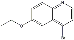 4-BROMO-6-ETHOXYQUINOLINE Structure