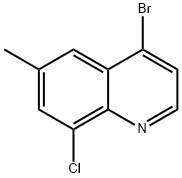 4-BROMO-8-CHLORO-6-METHYLQUINOLINE Structure