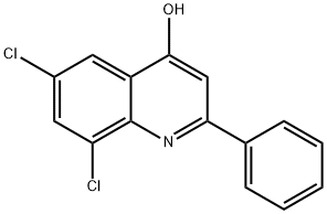 6,8-DICHLORO-2-PHENYL-4-QUINOLINOL Structure