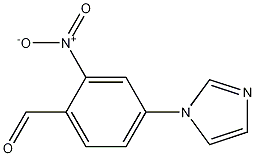 Benzaldehyde, 4-(1H-imidazol-1-yl)-2-nitro- 结构式
