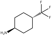 trans-4-(トリフルオロメチル)シクロヘキシルアミン 化学構造式