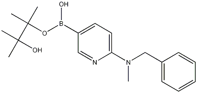 6-(Benzyl-methylamino)pyridine-3-boronic acid pinacol ester Struktur