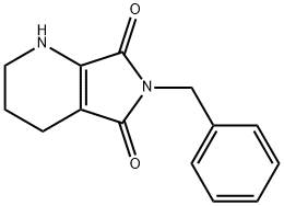 6-Benzyl-5,7-dioxo-hexahydropyrrolo[3,4-b]pyridine Struktur