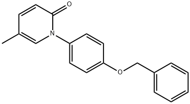 1-(4-Benzyloxyphenyl)-5-methyl-2(1H)-pyridone Structure