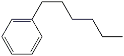 1-Phenylhexane Structure