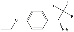 Benzenemethanamine, 4-ethoxy-.alpha.-(trifluoromethyl)-, (.alpha.R)- 结构式