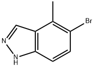 5-ブロモ-4-メチル-1H-インダゾール 化学構造式