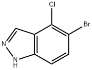5-溴-4-氯-1H-吲唑, 1082041-90-4, 结构式