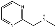 N-甲基-2-嘧啶甲胺, 1083246-53-0, 结构式