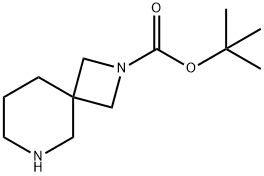 2,6-二氮杂螺[3.5]壬烷-2-羧酸叔丁酯 结构式