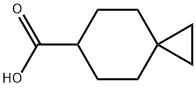 スピロ[2.5]オクタン-6-カルボン酸 化学構造式