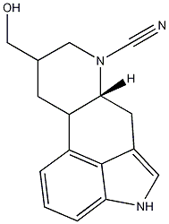 8-Hydroxymethyl-6-cyanoergoline Structure