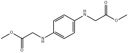 N,N'-1,4-Phenylenebis-glycine Dimethyl Ester Structure