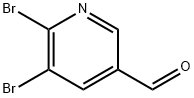 2,3-Dibromo-5-pyridinecarboxaldehyde Structure