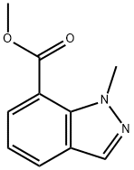 1-甲基-7-羧基-1H-吲唑甲酯,1092351-84-2,结构式