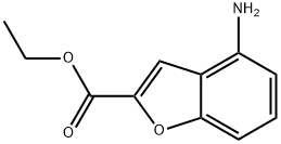 4-Amino-benzofuran-2-carboxylic acid ethyl ester Structure