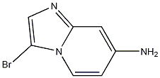 3-溴-7-氨基咪唑并[1,2-A]吡啶,1092352-46-9,结构式