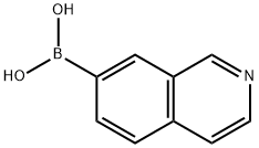 7-异喹啉硼酸, 1092790-21-0, 结构式