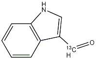 Indole-3-carboxaldehyde-13C Structure