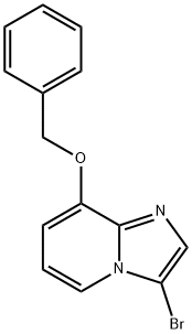 8-(ベンジルオキシ)-3-ブロモイミダゾ[1,2-A]ピリジン 化学構造式