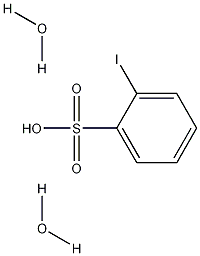 2-ヨードベンゼンスルホン酸二水和物 化学構造式