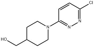 [1-(6-氯哒嗪-3-基)哌啶-4-基]甲醇 结构式